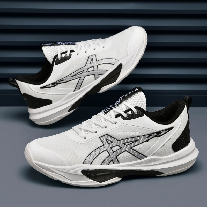 Badminton Shoes Men - ผู้ชายผู้หญิงรองเท้าแบดมินตันรองเท้าปิงปองสำหรับวอลเลย์บอลแฮนด์บอลกีฬารองเท้าผ้าใบตาข่ายป้องกันการลื่นไถลระบายอากาศได้ดีการฝึกอบรมภาคสนาม