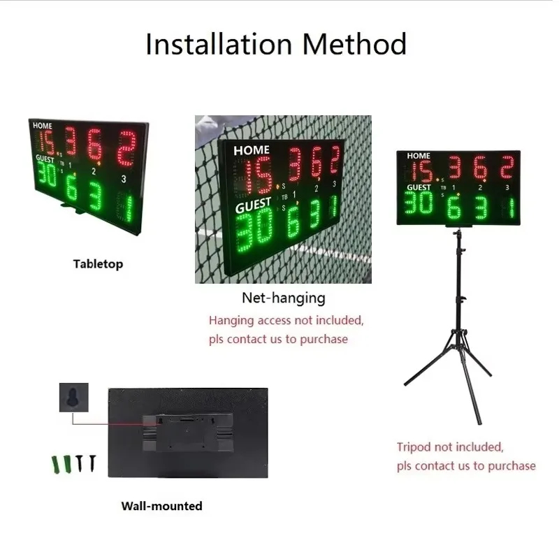 ป้ายบอกคะแนนอิเล็กทรอนิกส์ LED - Scoreboard Digital บทวิจารณ์และราคา