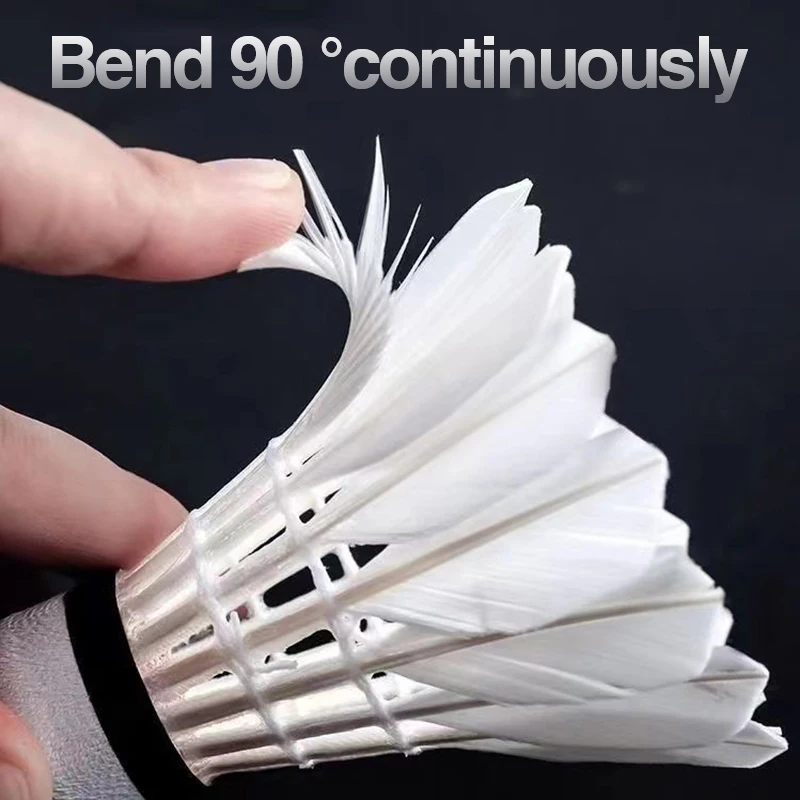 ลูกขนไก่แบดมินตันขนห่านสีขาวแบ - Feather Shuttlecock บทวิจารณ์และราคา