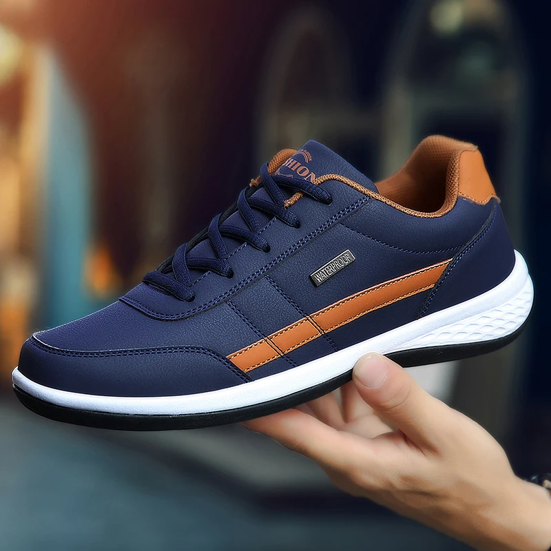 รองเท้าผ้าใบหนัง PU สำหรับผู้ช - Badminton Shoes Men บทวิจารณ์และราคา