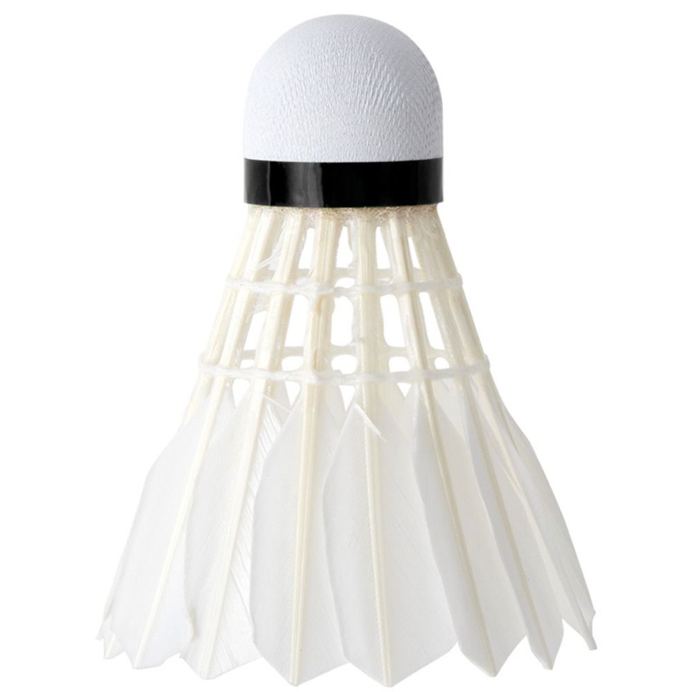 3/6/12 ชิ้น ลูกแบดมินตันสีขาวแ - Feather Shuttlecock บทวิจารณ์และราคา