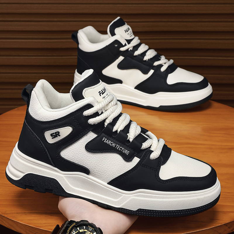 รองเท้าผ้าใบผู้ชายทรงสูงดีไซน์ - Badminton Shoes บทวิจารณ์และราคา