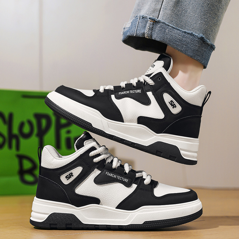 รองเท้าผ้าใบผู้ชายทรงสูงดีไซน์ - Badminton Shoes บทวิจารณ์และราคา