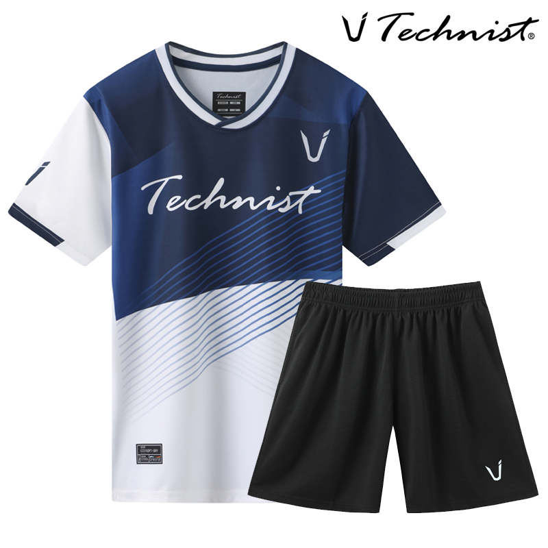 เสื้อยืดคอวีแขนสั้นสำหรับออกกำ - Badminton Jersey บทวิจารณ์และราคา